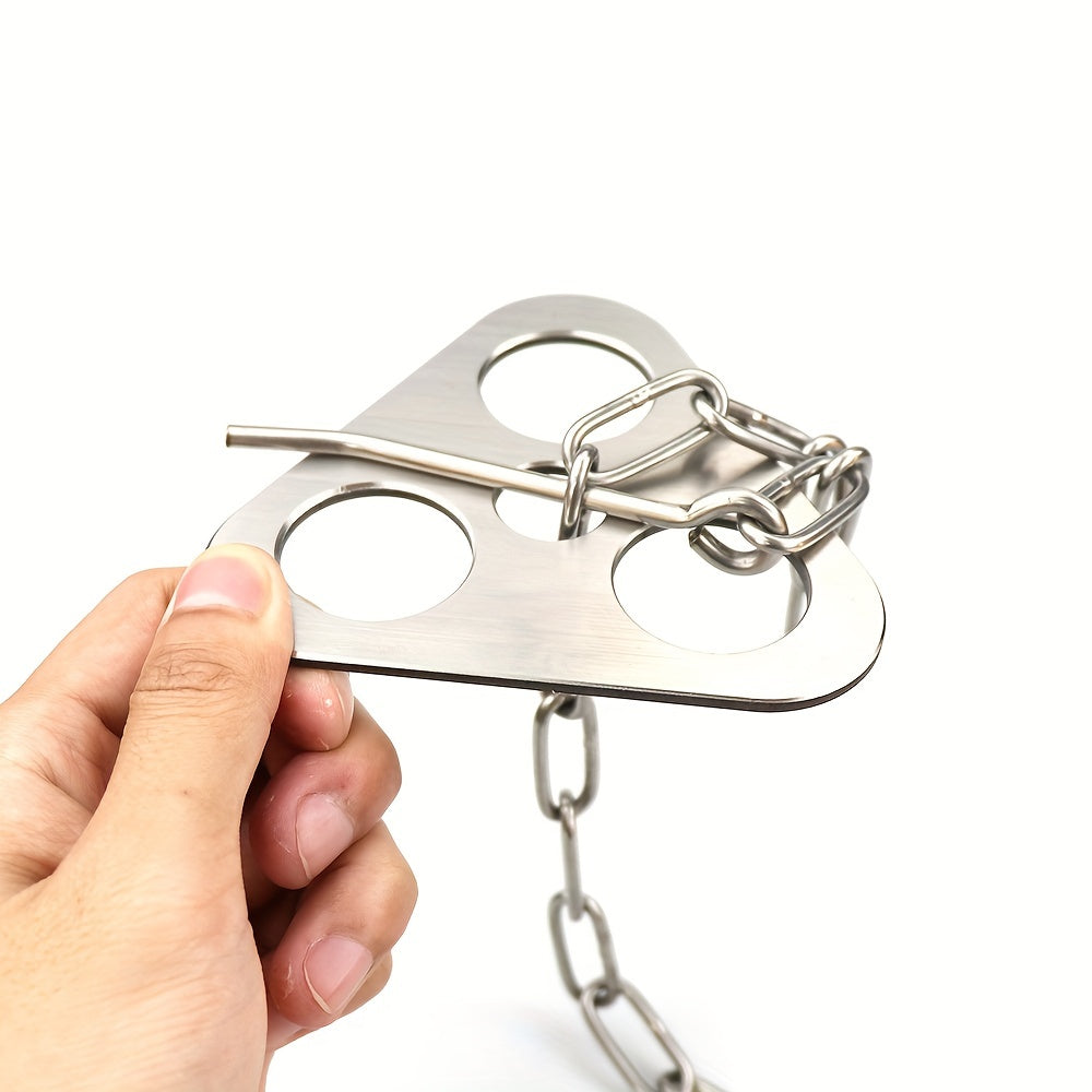Equipo y material de camping portátil Rejilla colgante de trípode para barbacoa desmontable para exteriores Juego de accesorios para cocinar en fogata