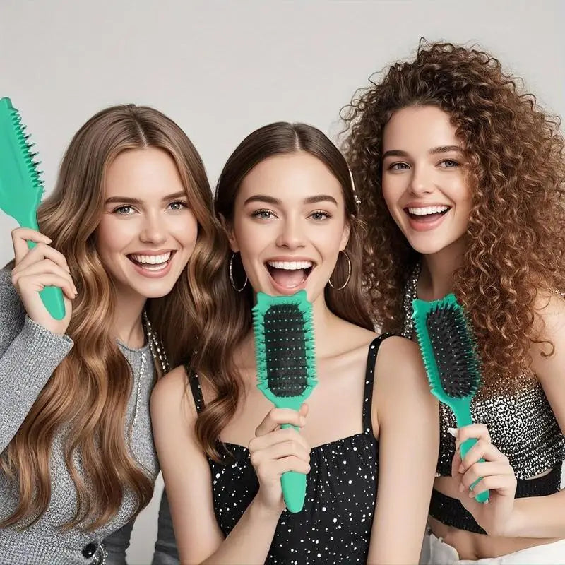 Cepillo de peinado para cabello rizado