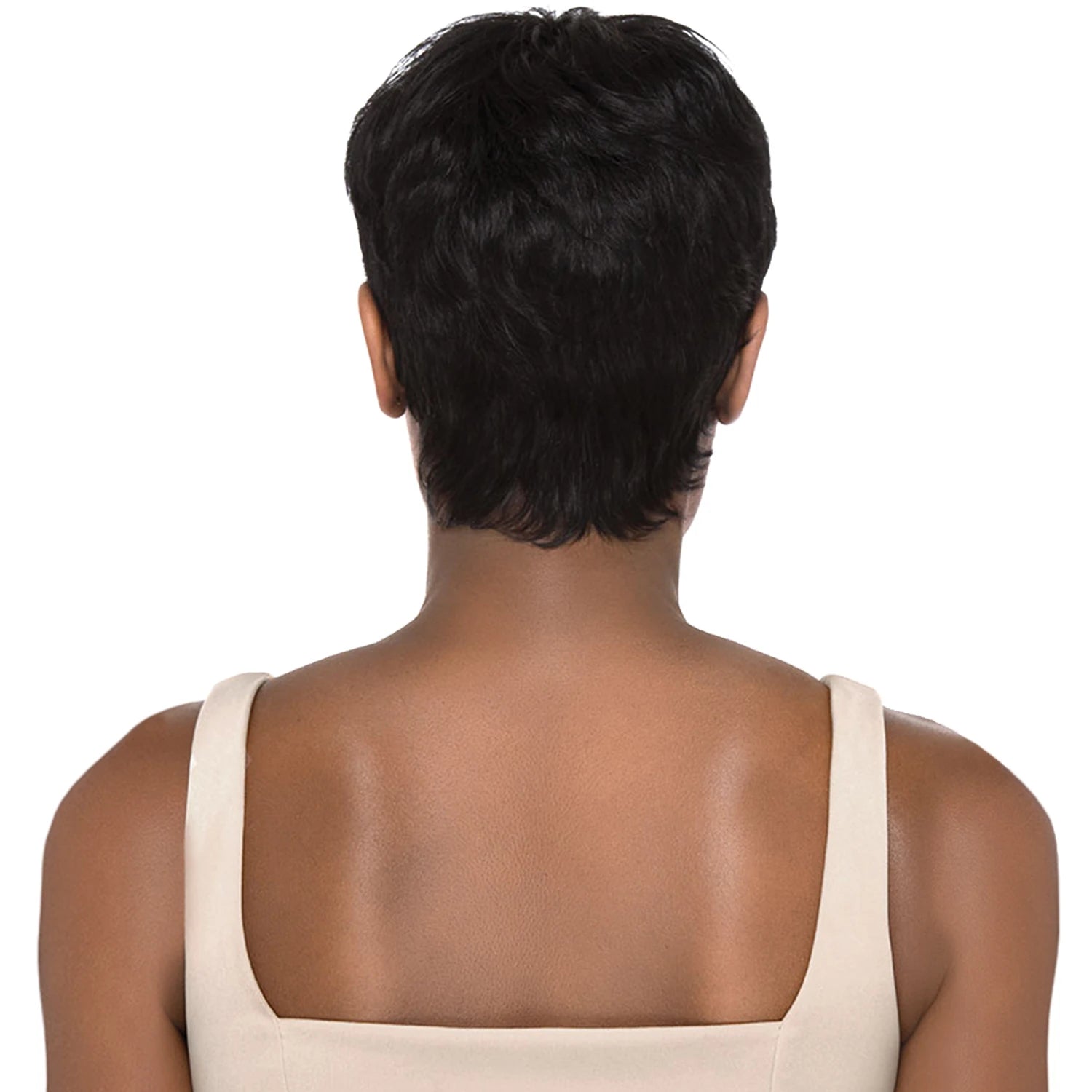 Peluca de cabello humano Outre Peluca Duby Pixie mohawk