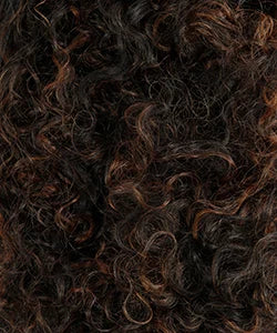 Sensationnel Dashly HD Lace Front Wig Salt N Pepper SP Unit 4 - Lightweight Design, Soft Texture, Effortless Styling, Synthetic