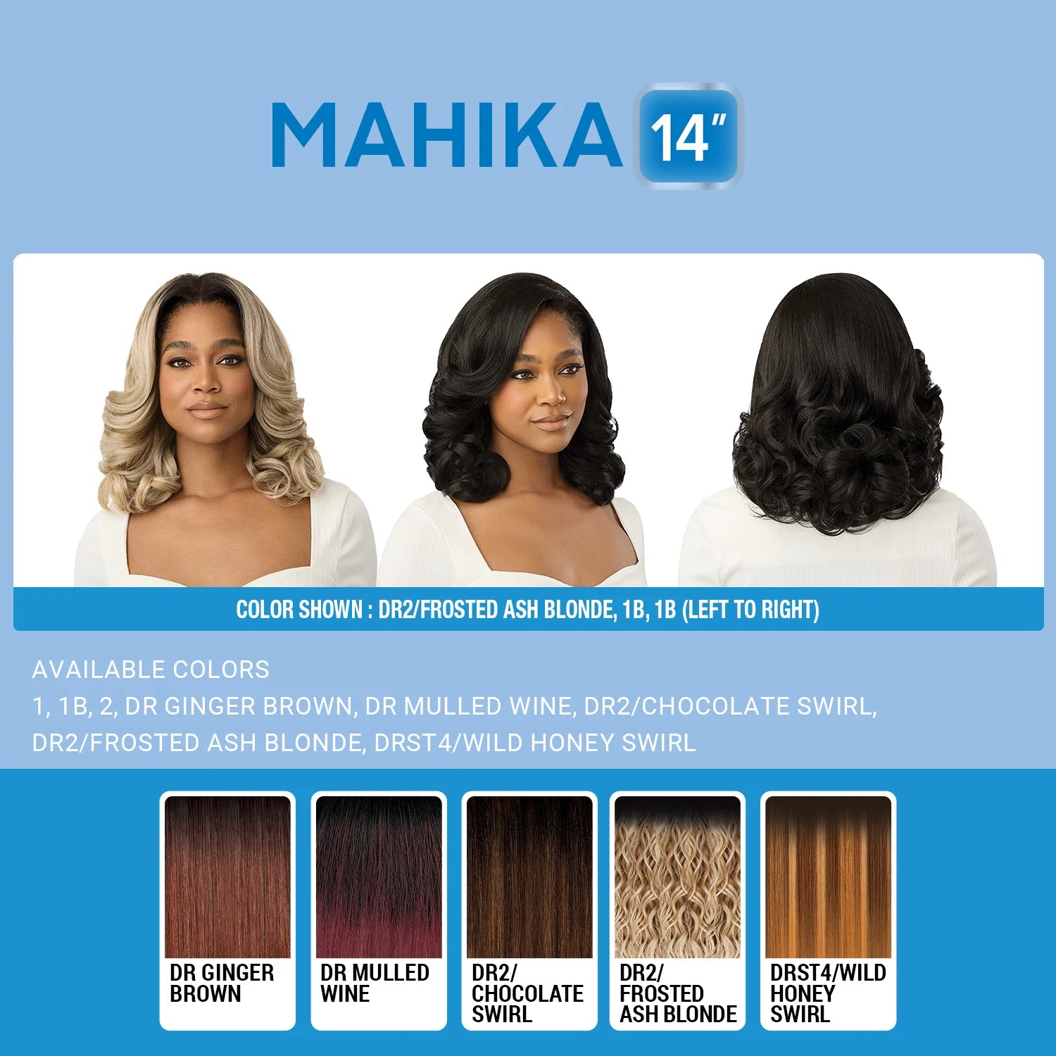 Outre Media Peluca Sintética Quick Weave Mahika