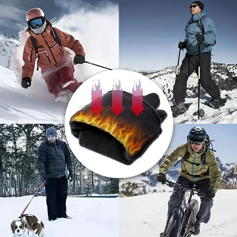 Guantes de invierno, guantes ligeros para pantalla táctil, guantes térmicos, guantes antideslizantes para ciclismo, guantes para conducir, guantes para correr, impermeables