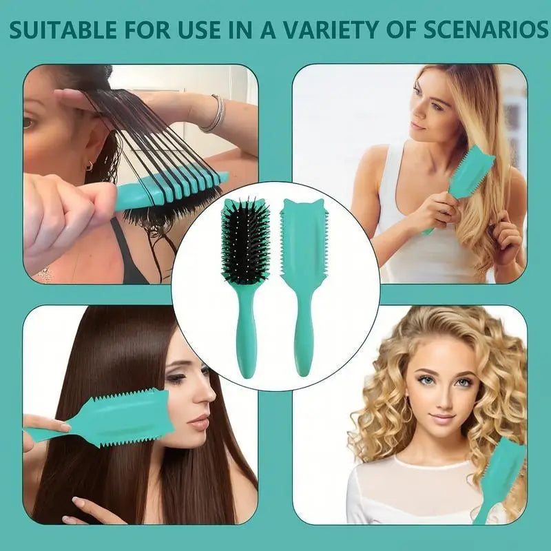 Cepillo de peinado para cabello rizado