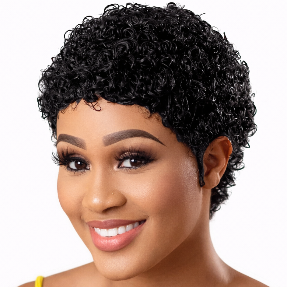 Curly Pixie Wig
