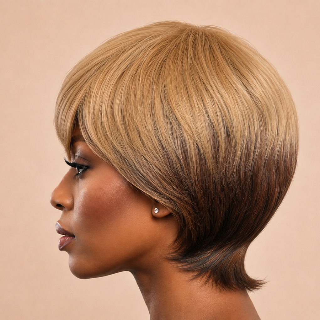 P1B/4/27 Highlight Pixie Wig