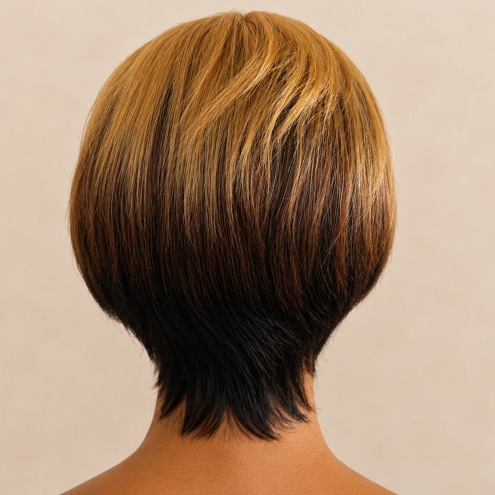 P1B/4/27 Highlight Pixie Wig