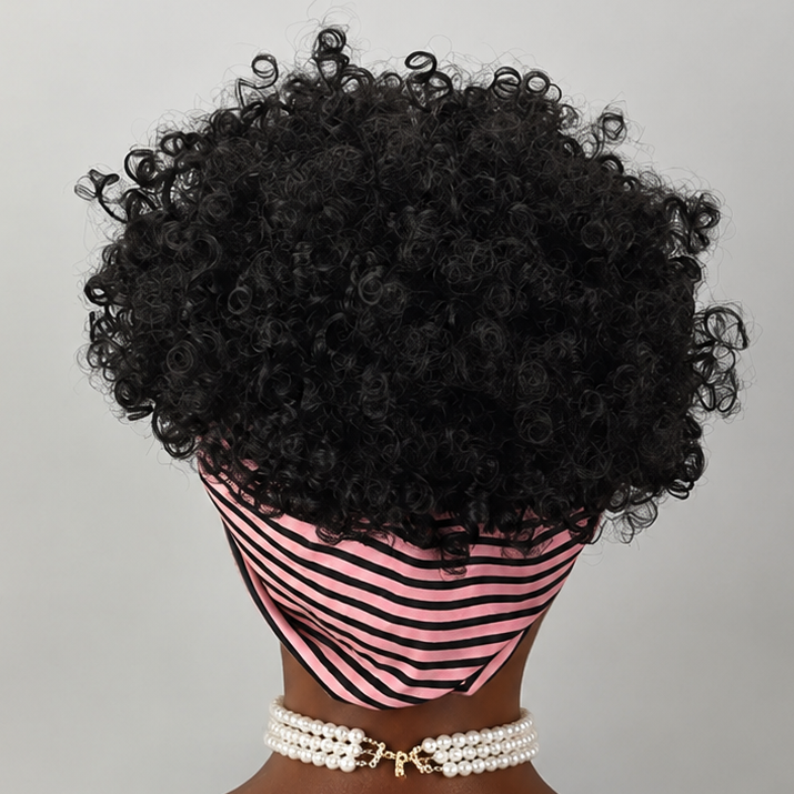 Afro Curly Headband Wig