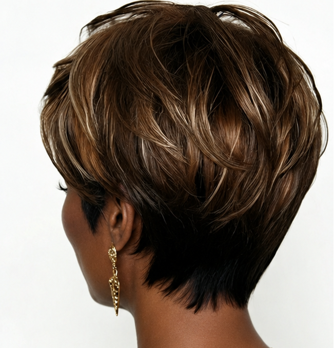 P4/27 Highlight Pixie Wig