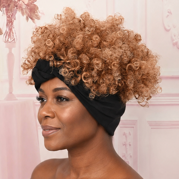 Curly Headband Wig