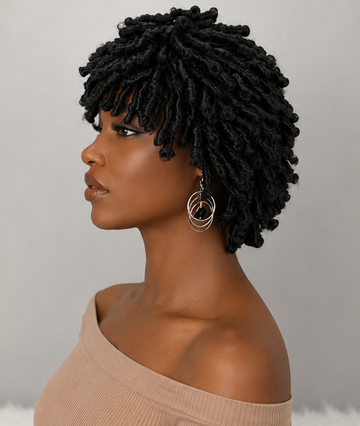 Afro Faux Locs Wig
