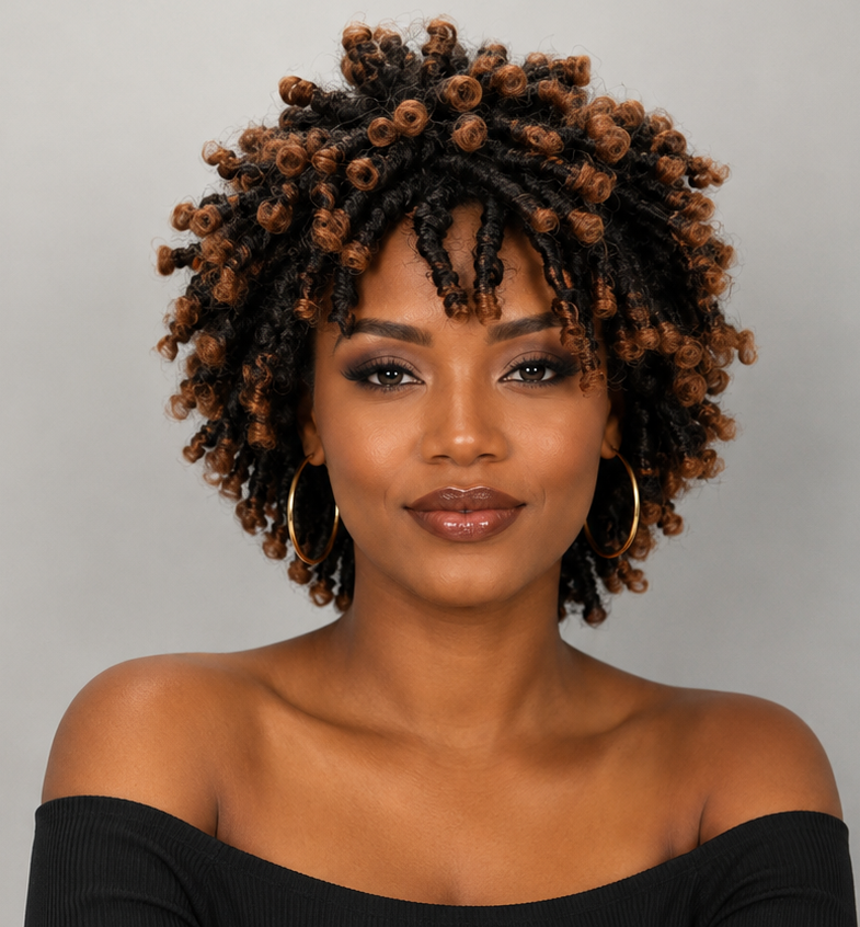 Afro Faux Locs Wig