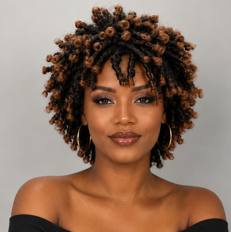 Afro Faux Locs Wig
