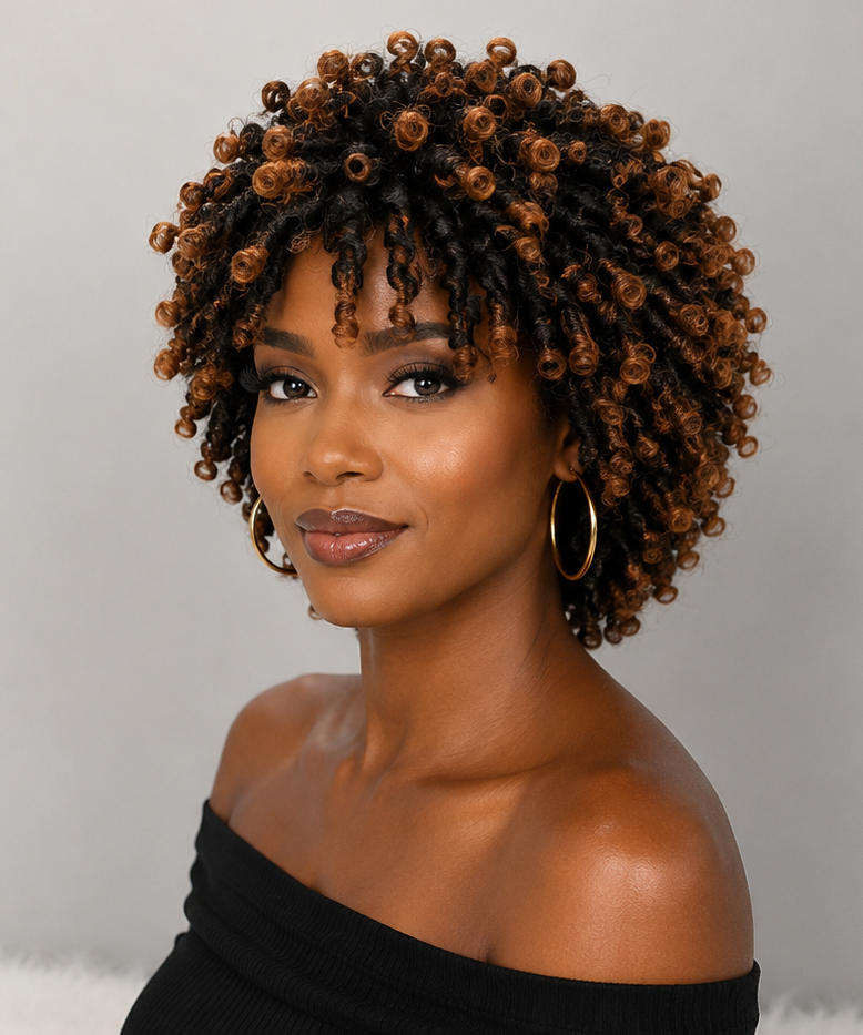 Afro Faux Locs Wig