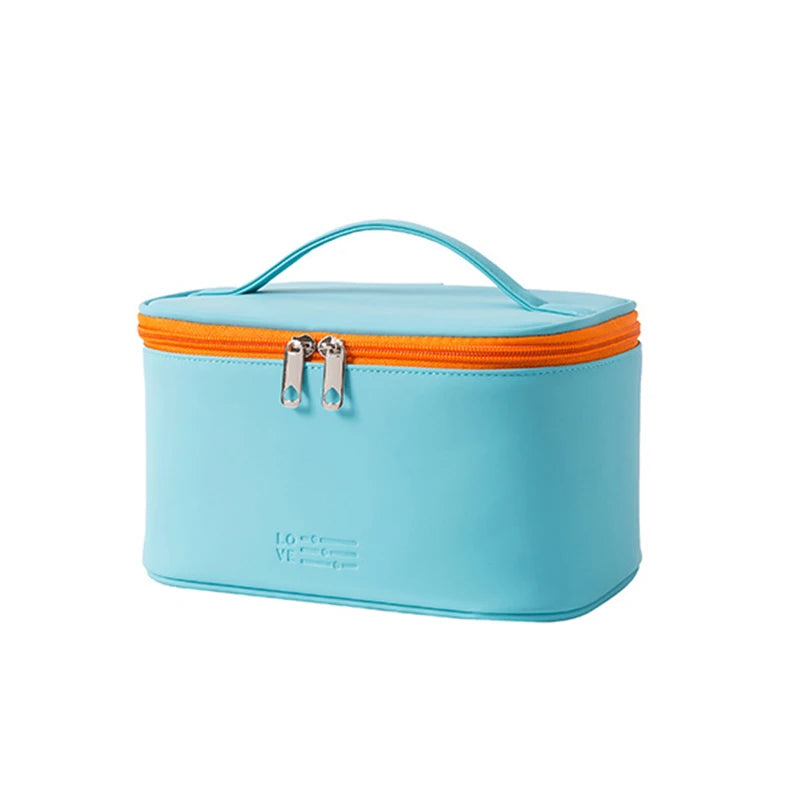 Bolsa de cosméticos para mujer, organizador de maquillaje de viaje, organizador de artículos de tocador, estuche de maquillaje con cremallera, neceser de viaje, bolsas de aseo.