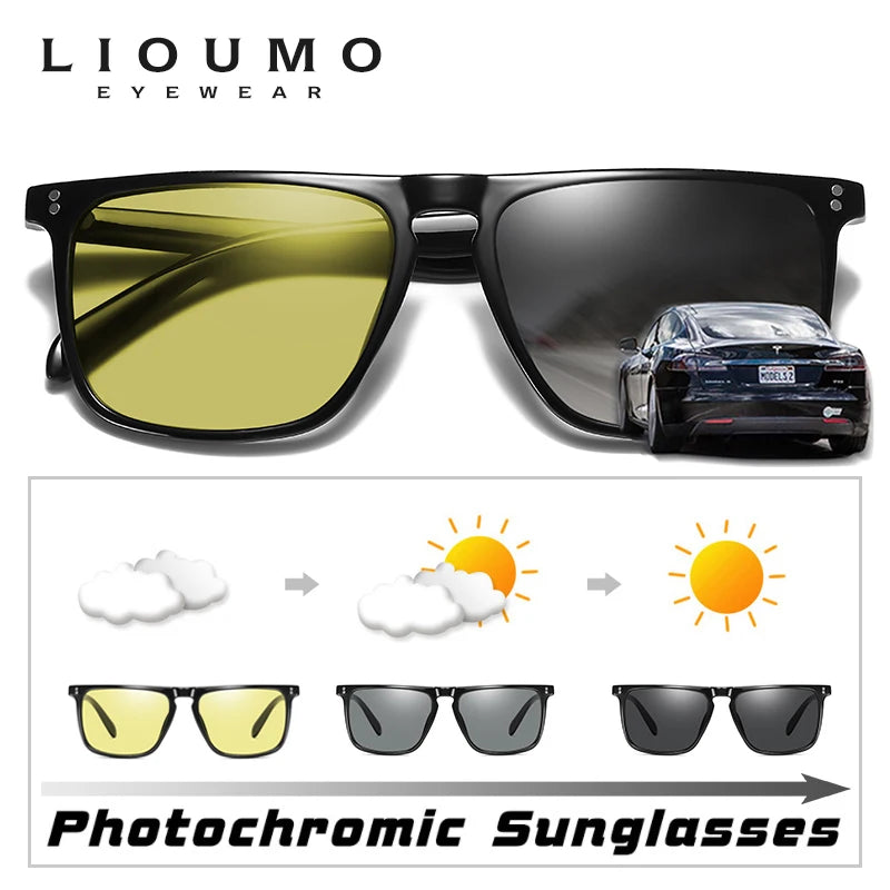 Photochromic Polarized Sunglasses