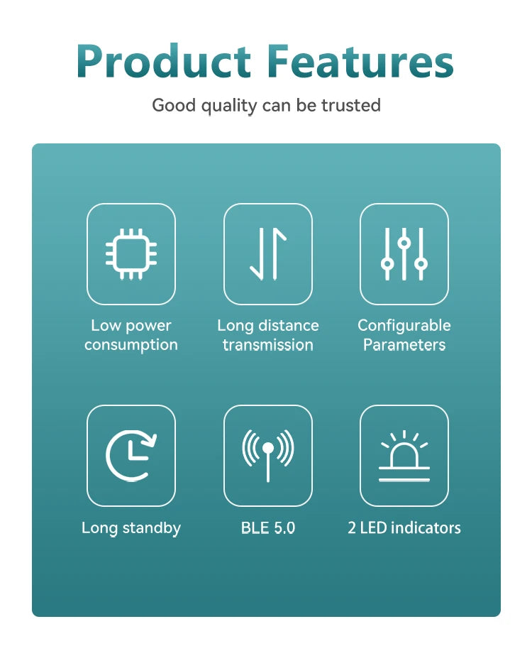 Balise de suivi programmable BLE, bracelet Bluetooth 5.0, iBeacon