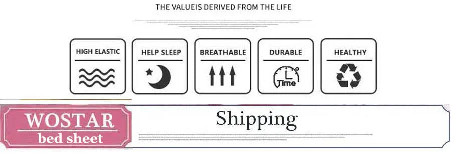 WOSTAR Waterproof mattress protector cover 150x190 single double queen king size elastic fitted sheet style bed protection pad