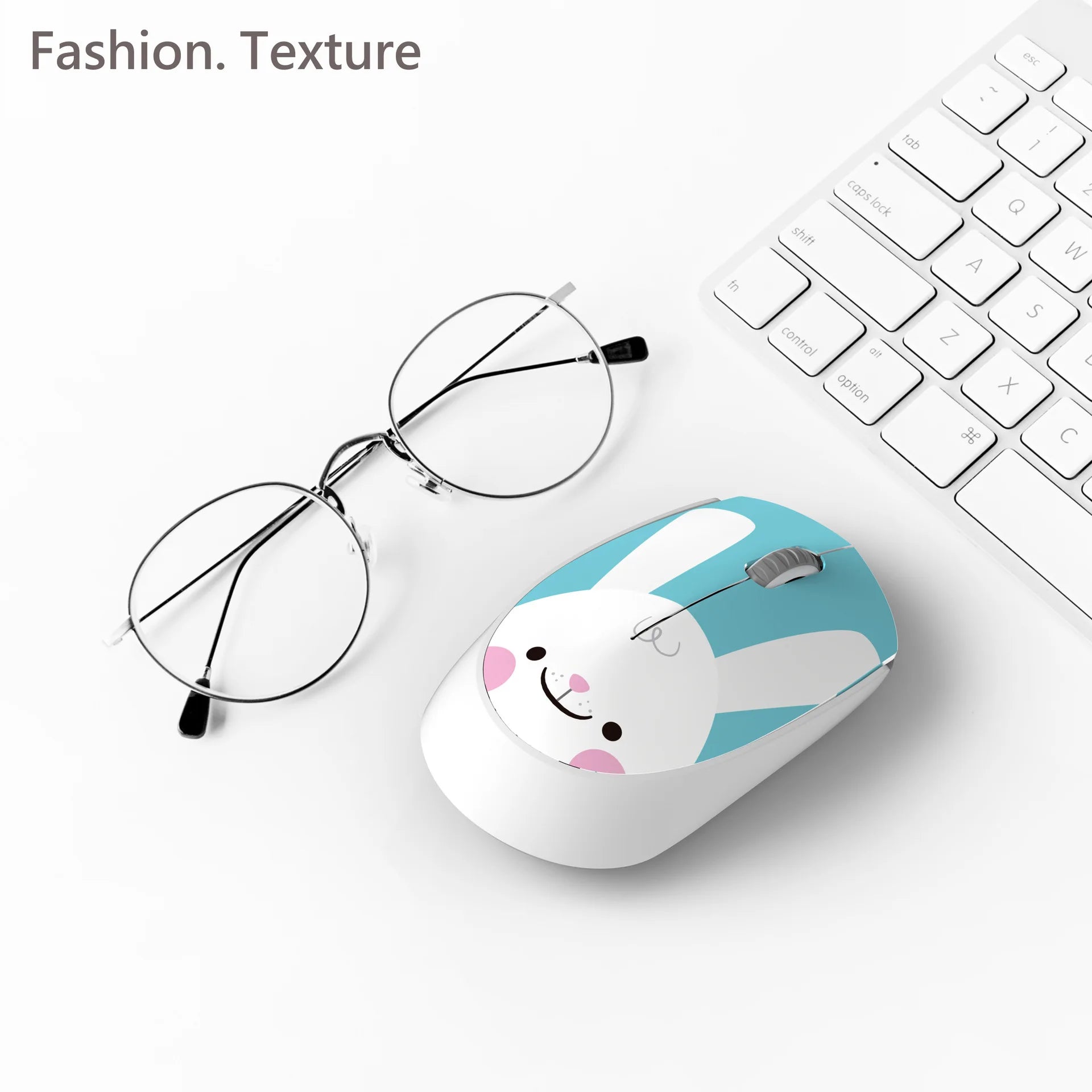 Lindo ratón rosa inalámbrico 2.4G USB mini recargable ergonómico regalo Mause, ratones ópticos silenciosos de dibujos animados para ordenador para niños