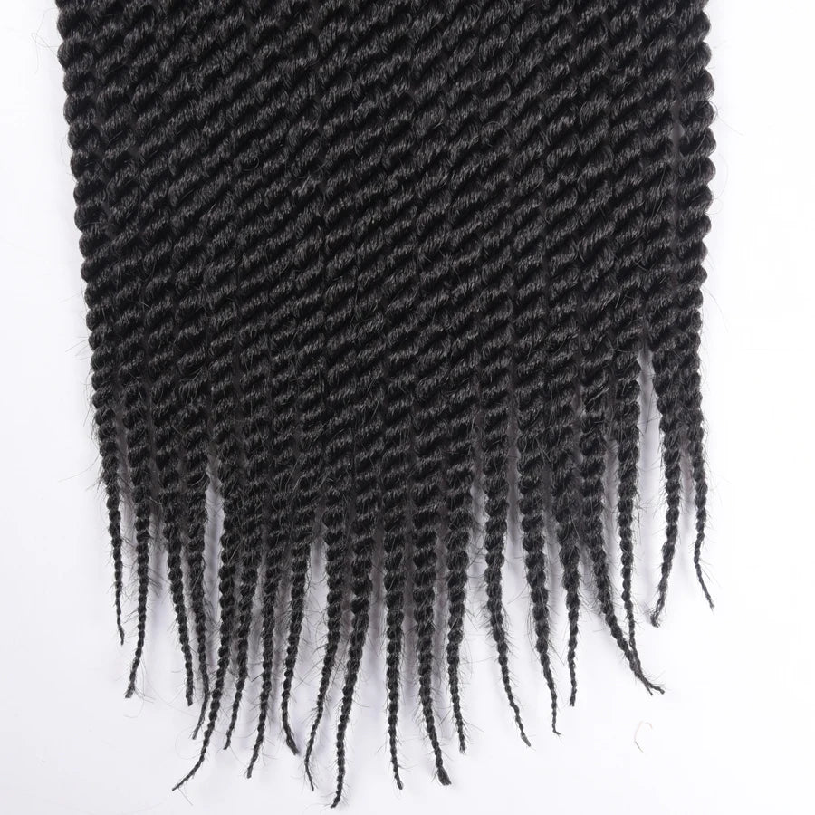 Extensions de cheveux au crochet TOMO, 22 mèches, 30, 35, 40, 45, 50, 55 cm, tresses au crochet, dégradé de couleur marron et bordeaux, extensions de cheveux synthétiques