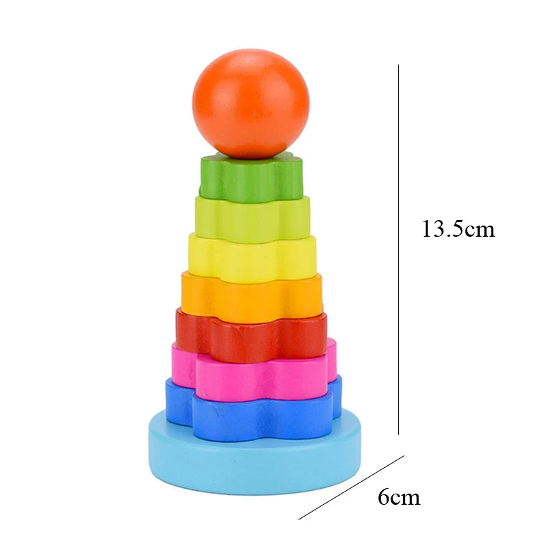 Montessori Bebé Juguetes Niños Rompecabezas 3D Madera Juegos Bebé Aprendizaje Temprano Juguetes Educativos Madera Para Niños Regalos Cumpleaños