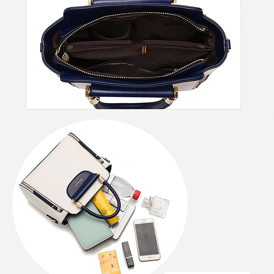 Color-Block Shoulder Bag