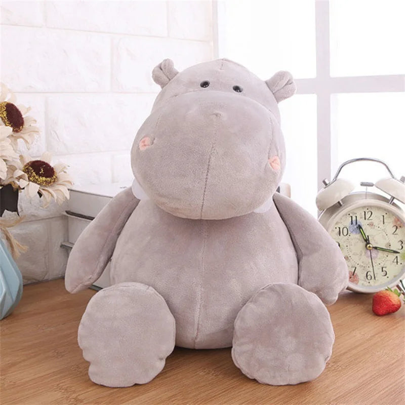 Peluches Animaux Jouets Poupées Douces Jungle Lion Éléphant Tigre Chien Renard Singe Cerf Enfants Cadeau Kawaii Bébé Enfants Hobbie Jouets