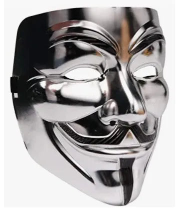 Máscaras de Cosplay de Halloween Máscara de Anónimo de V de Vendetta para Adultos y Niños, Máscara Temática de Película, Regalo de Fiesta, Accesorio de Disfraz de Cosplay