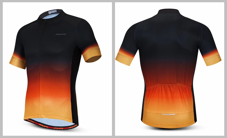 Cycling Jersey Men Bike Mountain Road MTB Shirt Top Summer Bicycle Racing Riding Clothing Uniform Clothes Jackets White Red