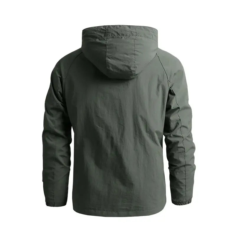 Veste de randonnée à capuche imperméable pour homme, coupe-vent, manteau d'hiver décontracté, style militaire, vêtements techniques, 2022