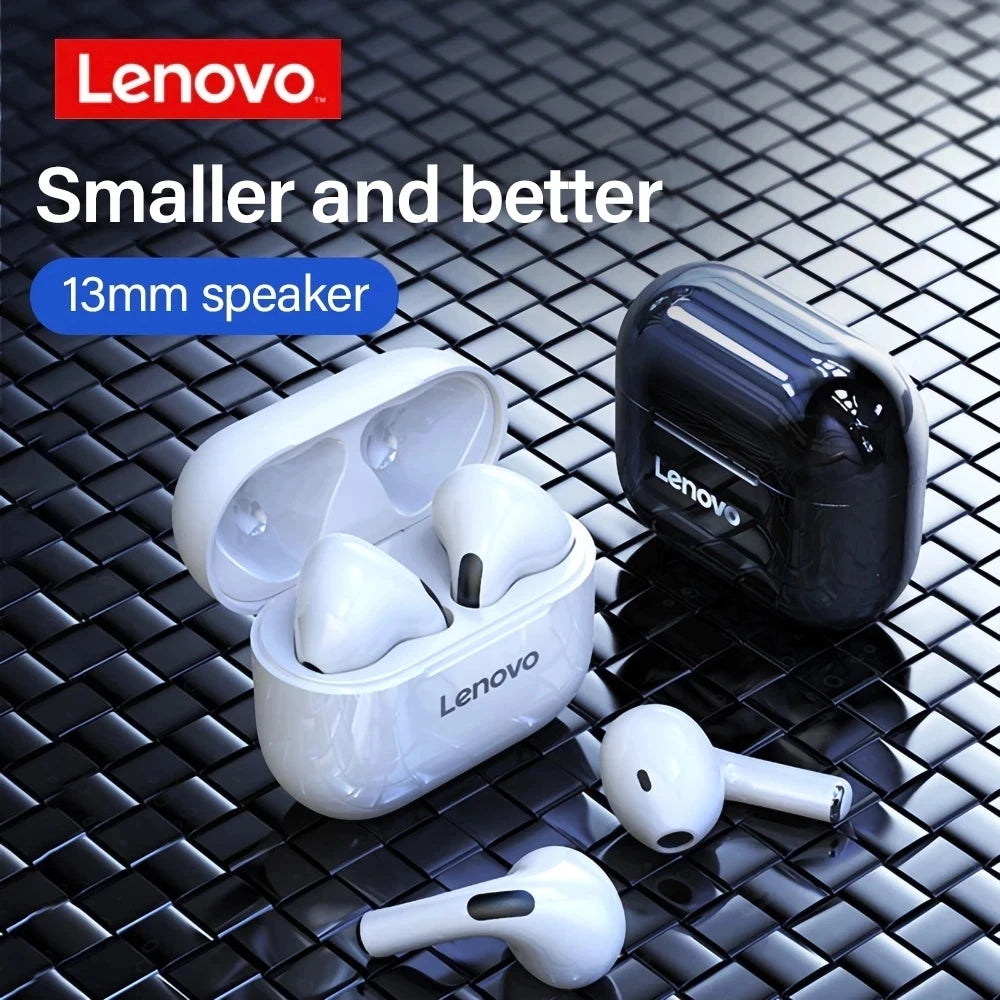 Auriculares inalámbricos Lenovo LP40 originales TWS con Bluetooth, control táctil, deportivos, estéreo para teléfono Android