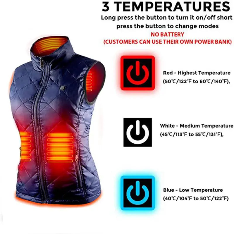 Chaleco térmico para mujer