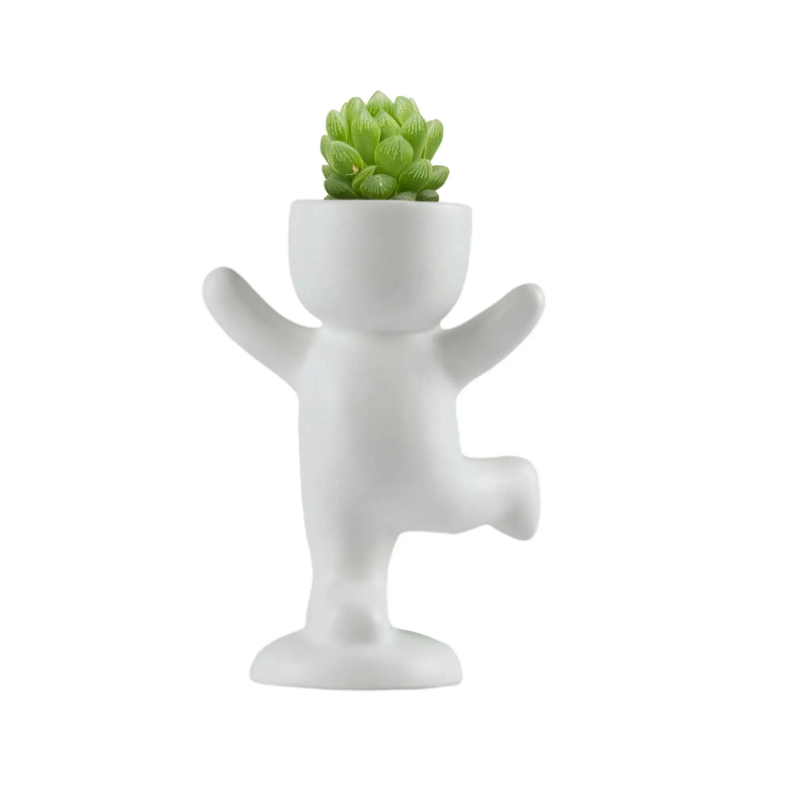 Ceramic Plants Pot Flower Pot Vase Planter Table Decoration Succulent Pot Vases Home Decor Ornaments Human Shaped Flower Pot