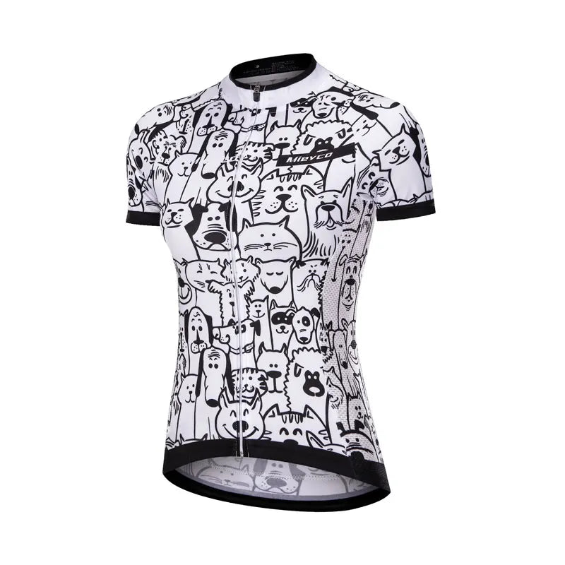 Maillot de Ciclismo para Mujer Ropa de Bicicleta Femenina Maillot MTB Ropa Bolsillos Traseros Blancos Camiseta de Bicicleta de Montaña Blusa Mujer Moda 2023