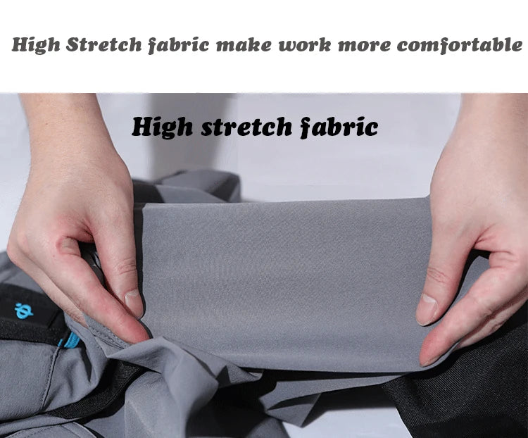 Pantalones de trabajo multifuncionales para hombre Pantalones de trabajo con cintas reflectantes