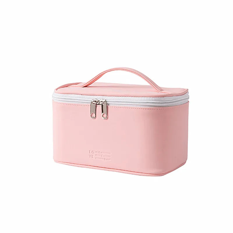 Bolsa de cosméticos para mujer, organizador de maquillaje de viaje, organizador de artículos de tocador, estuche de maquillaje con cremallera, neceser de viaje, bolsas de aseo.