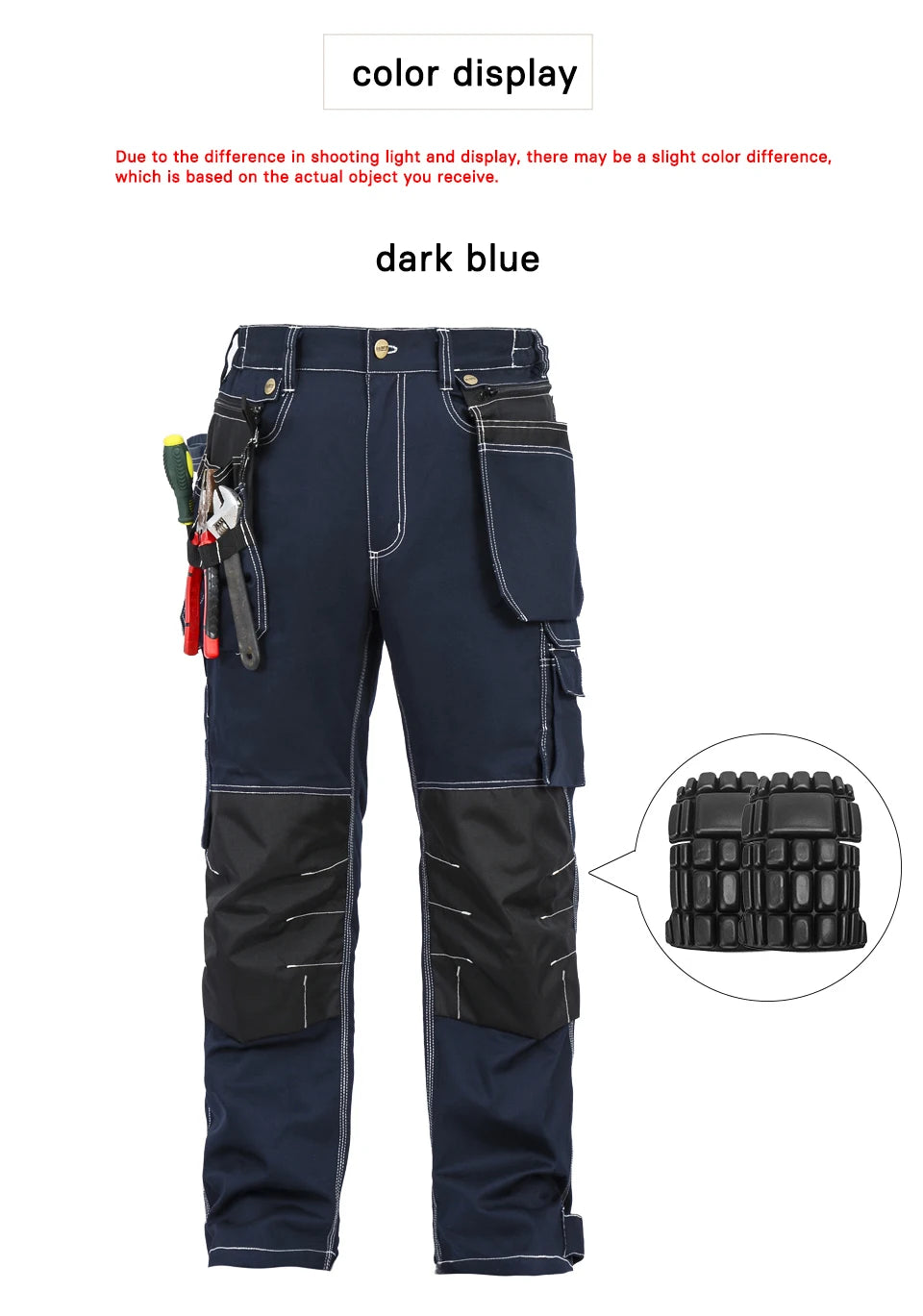 Pantalones de trabajo de hombre Craftsman, nuevos, de alta calidad, con múltiples bolsillos, pantalones de trabajo, ropa de trabajo de mecánico