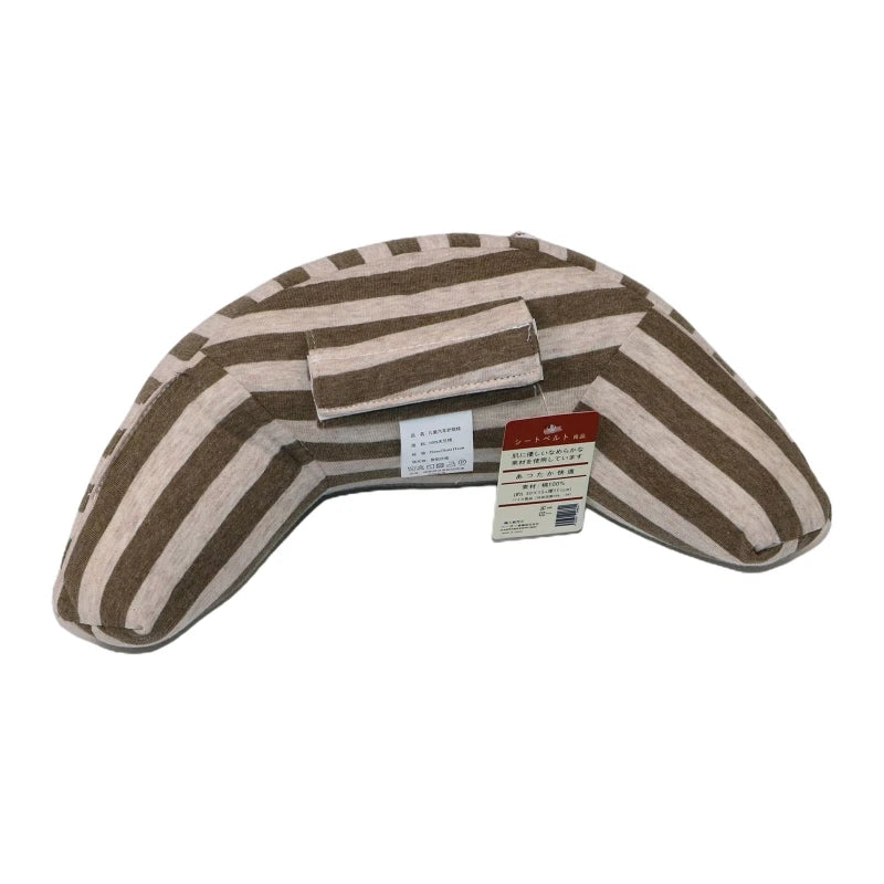 Almohada para cinturón de seguridad de coche para niños, cojín protector de correa de silla de coche, reposacabezas suave para bebé, soporte para cuello y hombros