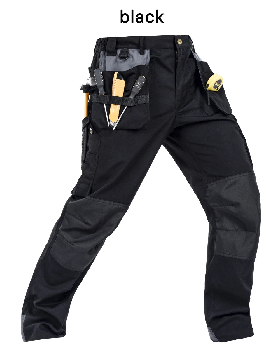 Pantalones de trabajo de hombre Craftsman, nuevos, de alta calidad, con múltiples bolsillos, pantalones de trabajo, ropa de trabajo de mecánico