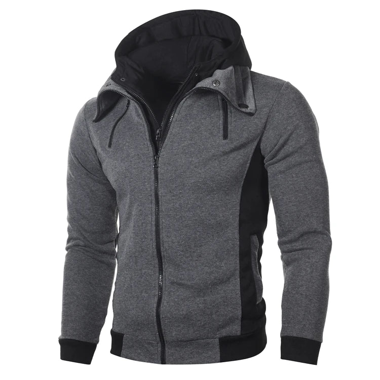 Men's Sweatshirt Hoodies Fashion Slim Fit Long Sleeve Streetwear Outdoor Top Tees Brand Clothing Homme Hoody Jacket Outwear