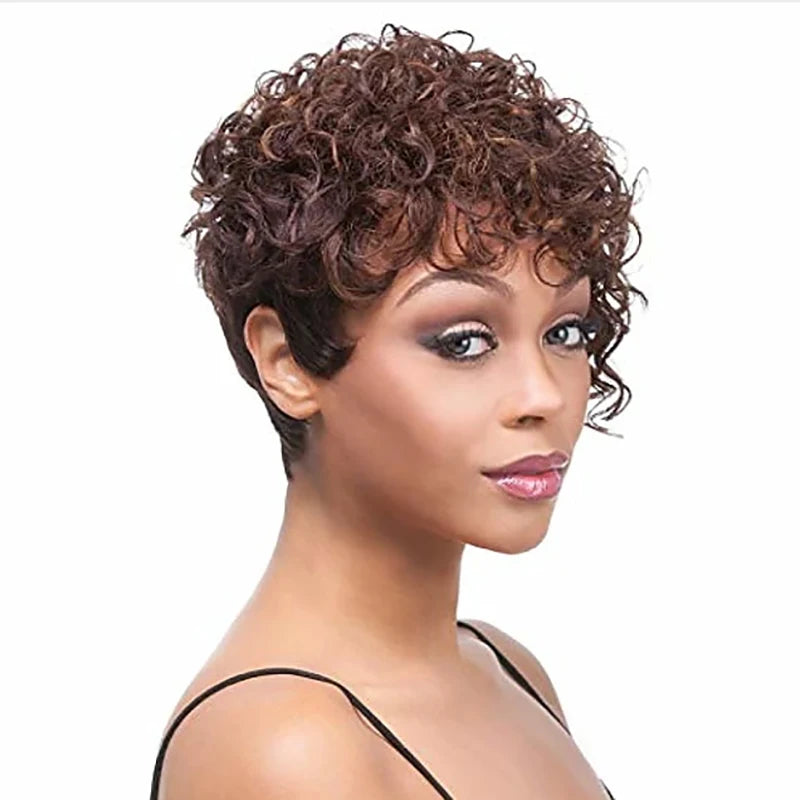 Short Curly Afro Wig