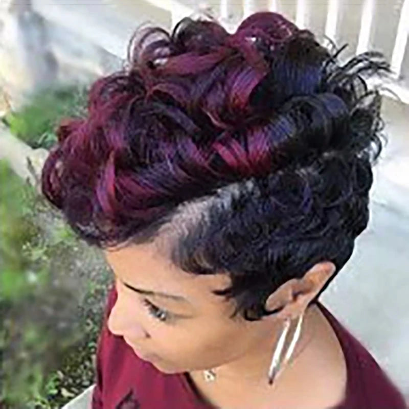 Short Curly Afro Wig