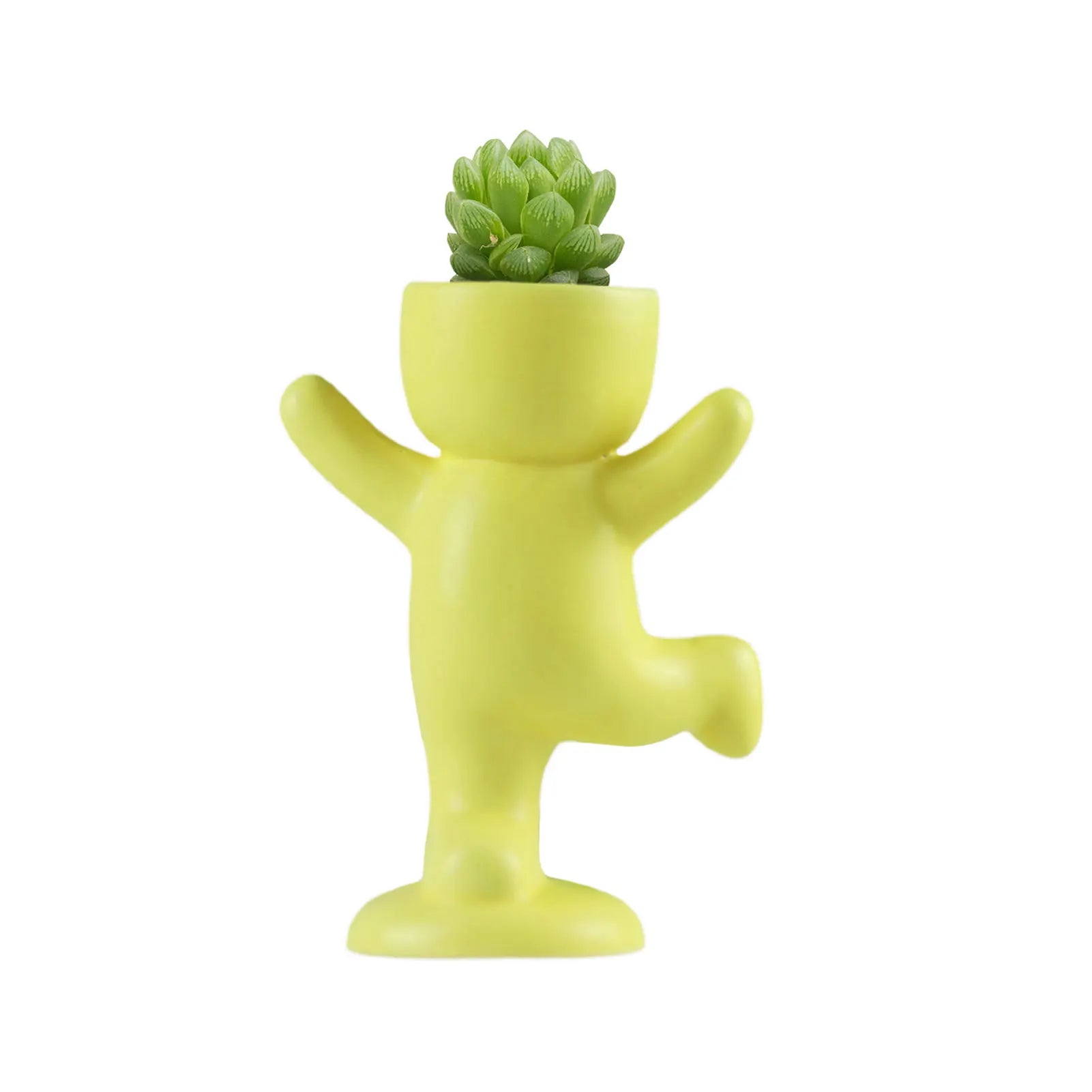 Ceramic Plants Pot Flower Pot Vase Planter Table Decoration Succulent Pot Vases Home Decor Ornaments Human Shaped Flower Pot