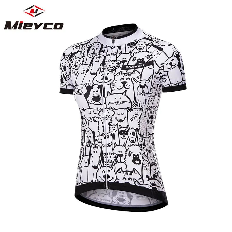 Maillot de Ciclismo para Mujer Ropa de Bicicleta Femenina Maillot MTB Ropa Bolsillos Traseros Blancos Camiseta de Bicicleta de Montaña Blusa Mujer Moda 2023
