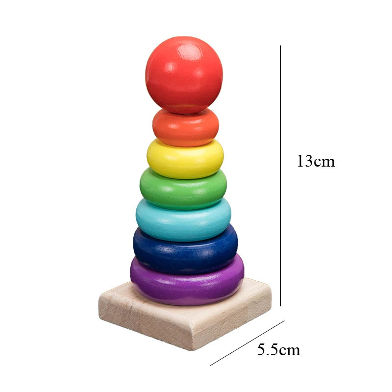 Montessori Bebé Juguetes Niños Rompecabezas 3D Madera Juegos Bebé Aprendizaje Temprano Juguetes Educativos Madera Para Niños Regalos Cumpleaños