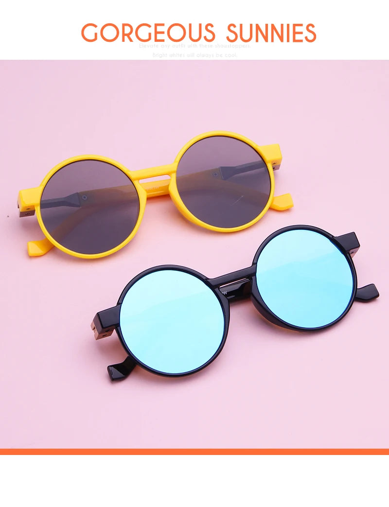 SORVINO Round Women Steampunk Sunglasses Red Yellow Gradient Sun Glasses Fashion Brand Designer Men Trendy Shades UV400 Gafas
