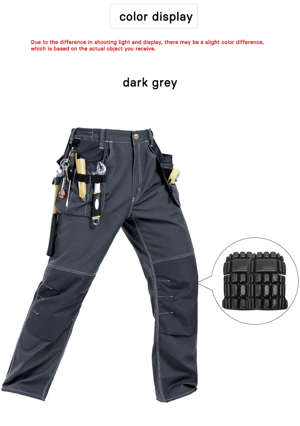 Pantalones de trabajo de hombre Craftsman, nuevos, de alta calidad, con múltiples bolsillos, pantalones de trabajo, ropa de trabajo de mecánico