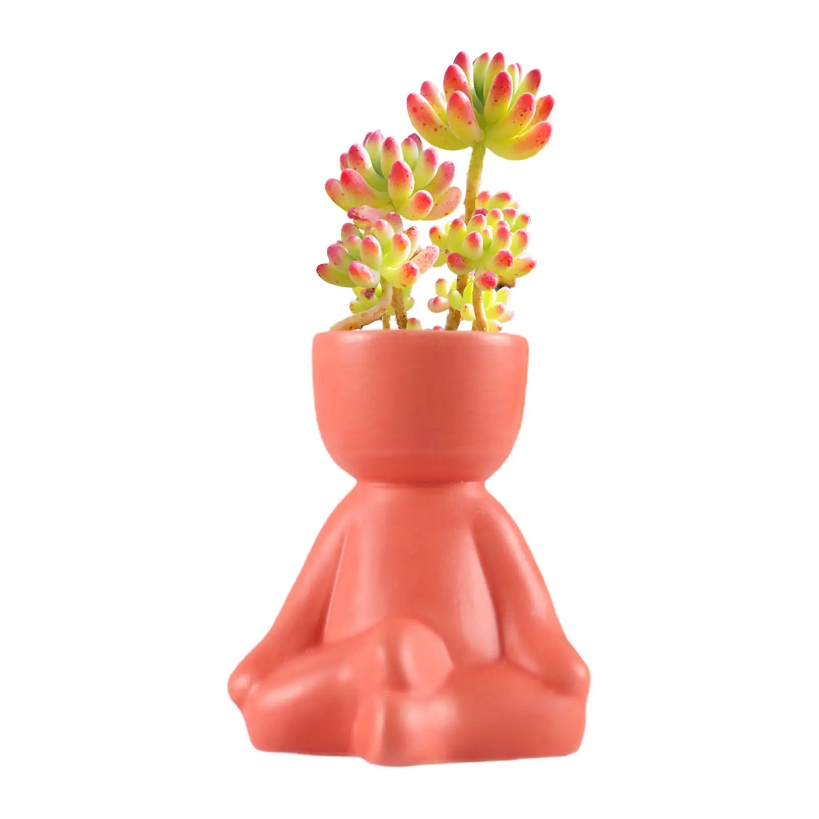 Ceramic Plants Pot Flower Pot Vase Planter Table Decoration Succulent Pot Vases Home Decor Ornaments Human Shaped Flower Pot