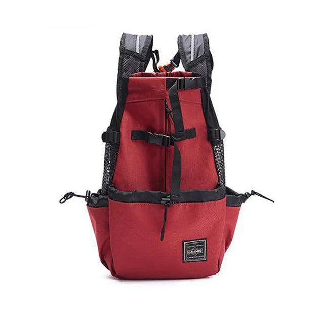 Mochila de transporte para perros, senderismo, viajes al aire libre, transpirable, para bicicleta, motocicleta, deporte al aire libre, bolsa de malla, envío directo