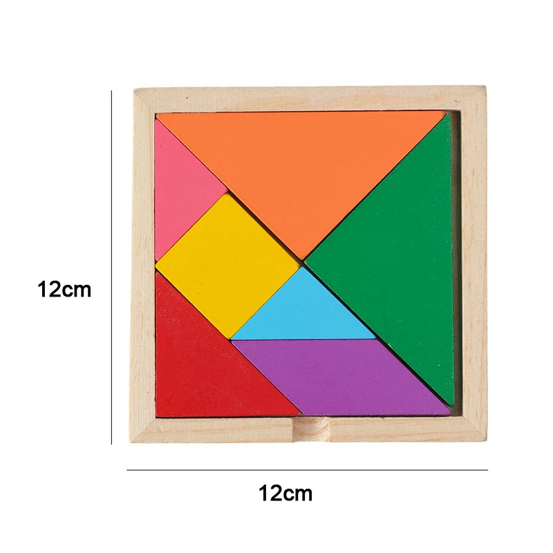 Montessori Bebé Juguetes Niños Rompecabezas 3D Madera Juegos Bebé Aprendizaje Temprano Juguetes Educativos Madera Para Niños Regalos Cumpleaños