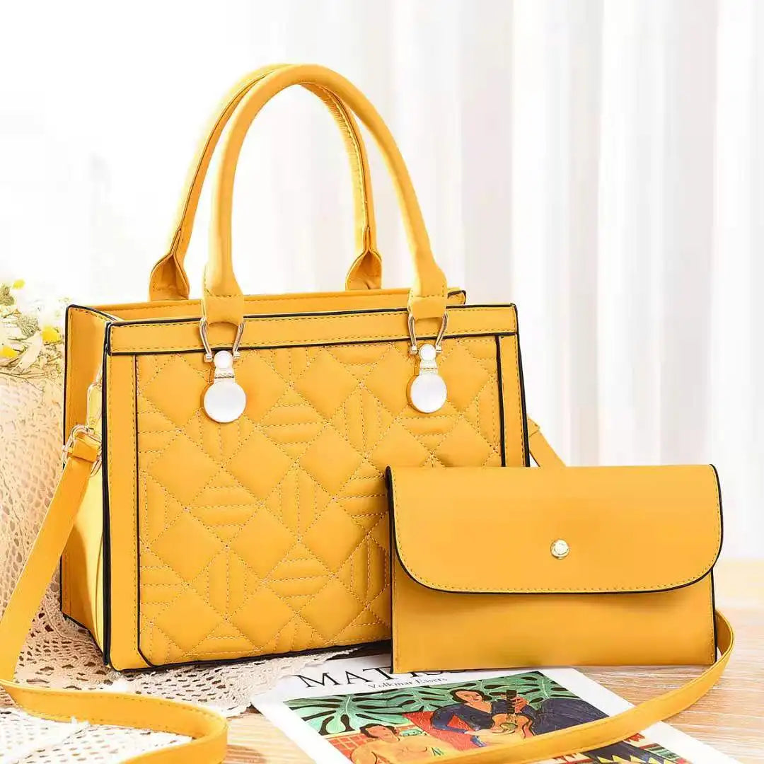 2023 New Leather Pu Unique Fashion Bags for Women Lightweight Weekender Overnight Tote Bag High Quality
